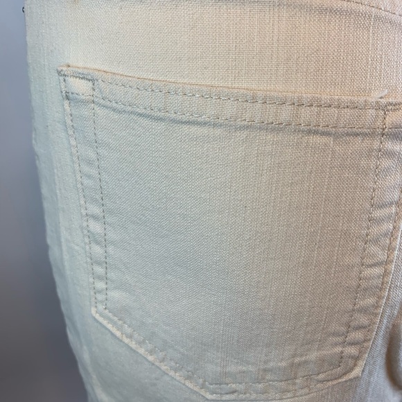 Gap Y2K Cream High Slit Front Denim Skirt - Picture 8 of 10
